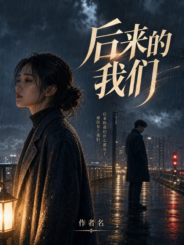 虐恋小说封面模板:后来的我们