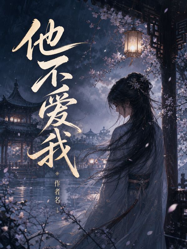 虐恋小说封面模板:他不爱我
