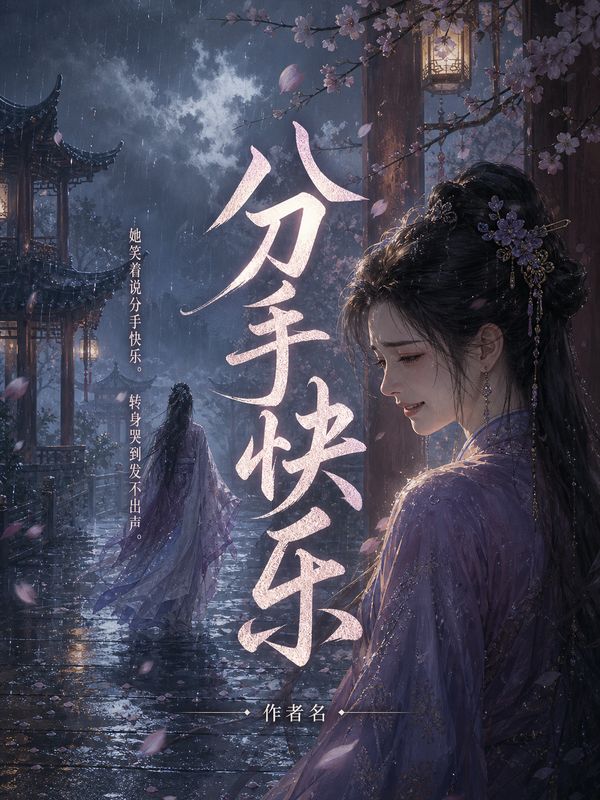 虐恋小说封面模板:分手快乐