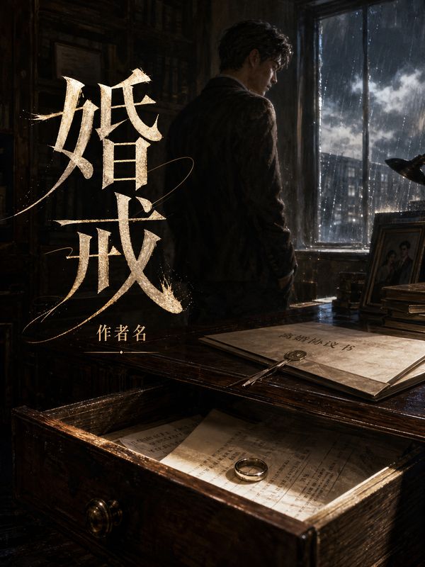 虐恋小说封面模板:婚戒