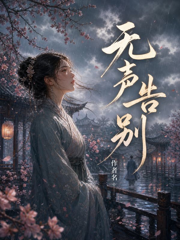 虐恋小说封面模板:无声告别
