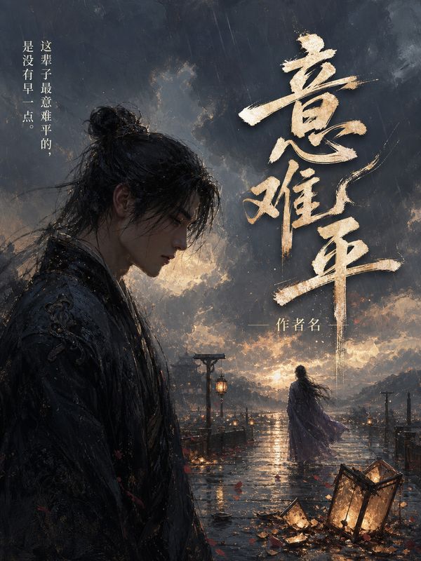 虐恋小说封面模板:意难平