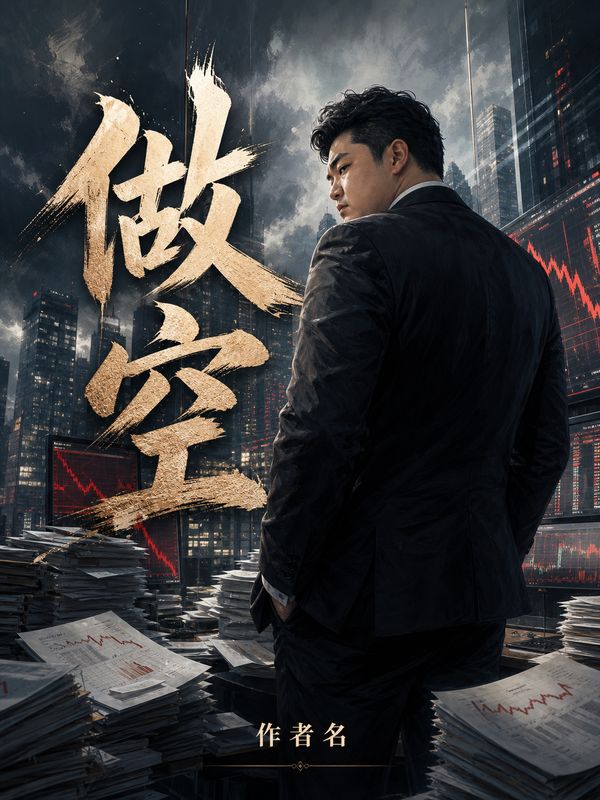 商战小说封面模板：做空