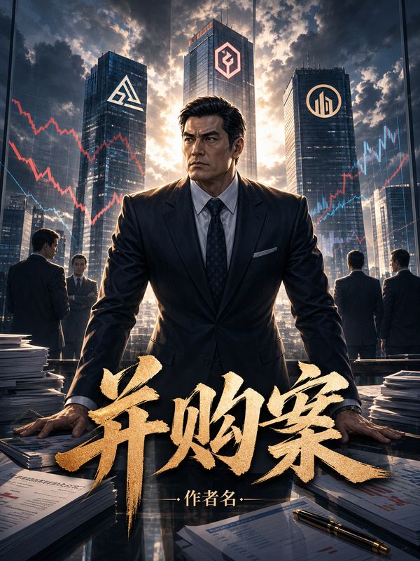商战小说封面模板：并购案
