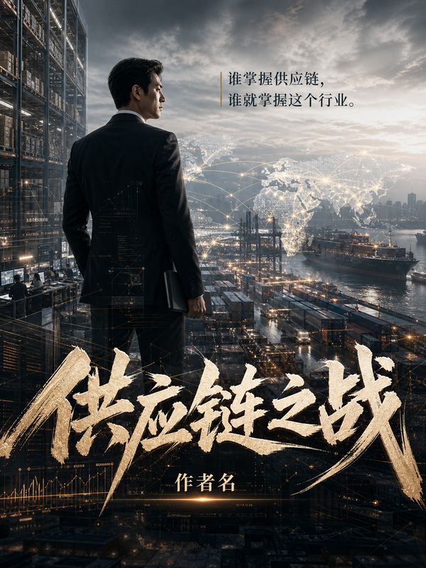 商战小说封面模板：供应链之战