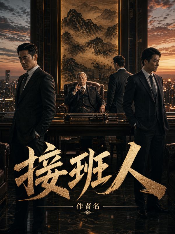 商战小说封面模板：接班人