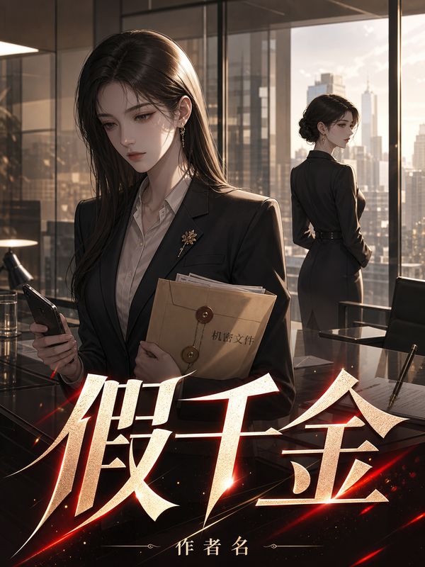 商战小说封面模板：假千金