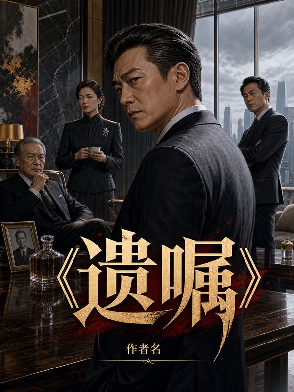商战小说封面模板：遗嘱