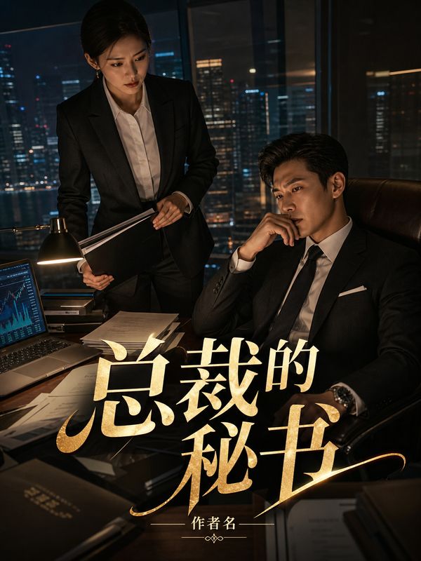 商战小说封面模板：总裁的秘书