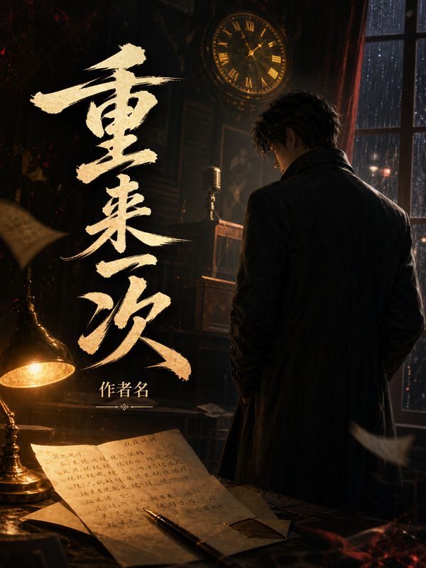 重生小说封面模板：重来一次