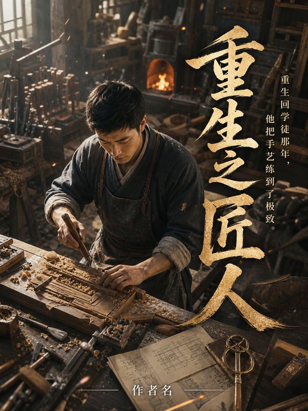 重生小说封面模板：重生之匠人