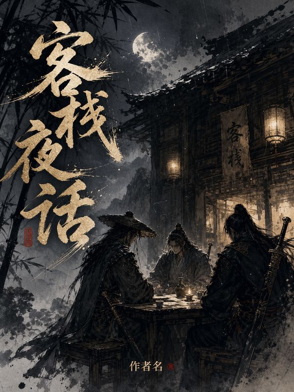 武侠小说封面模板：客栈夜话