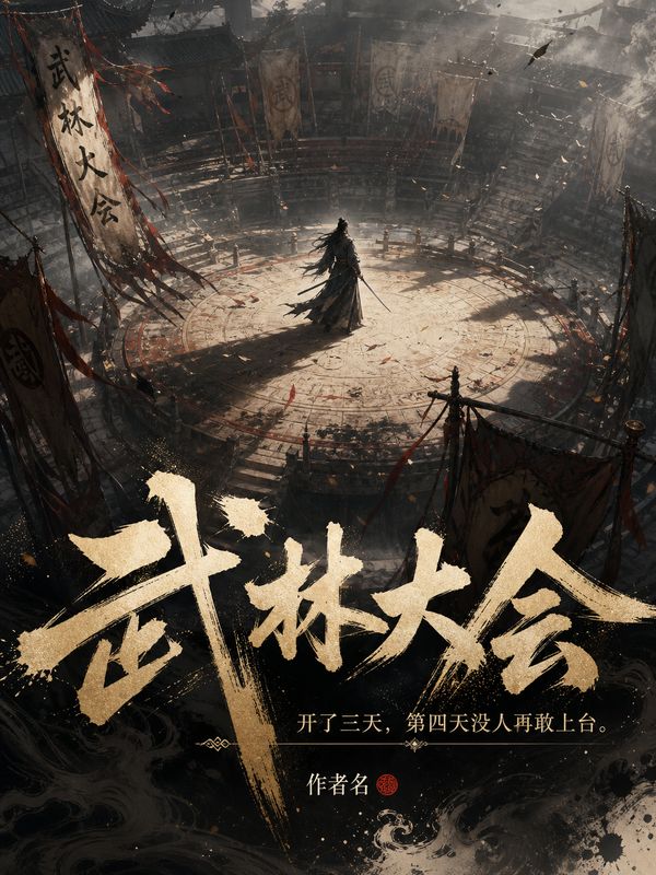 武侠小说封面模板：武林大会