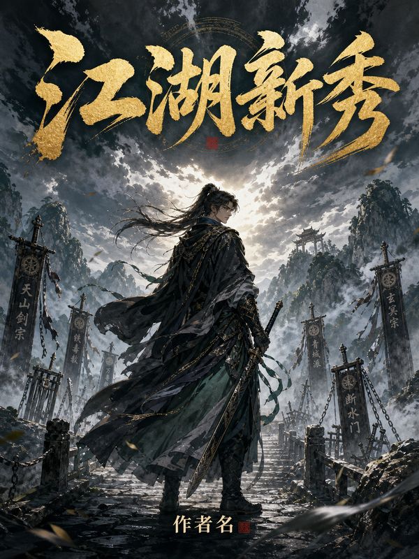 武侠小说封面模板：江湖新秀