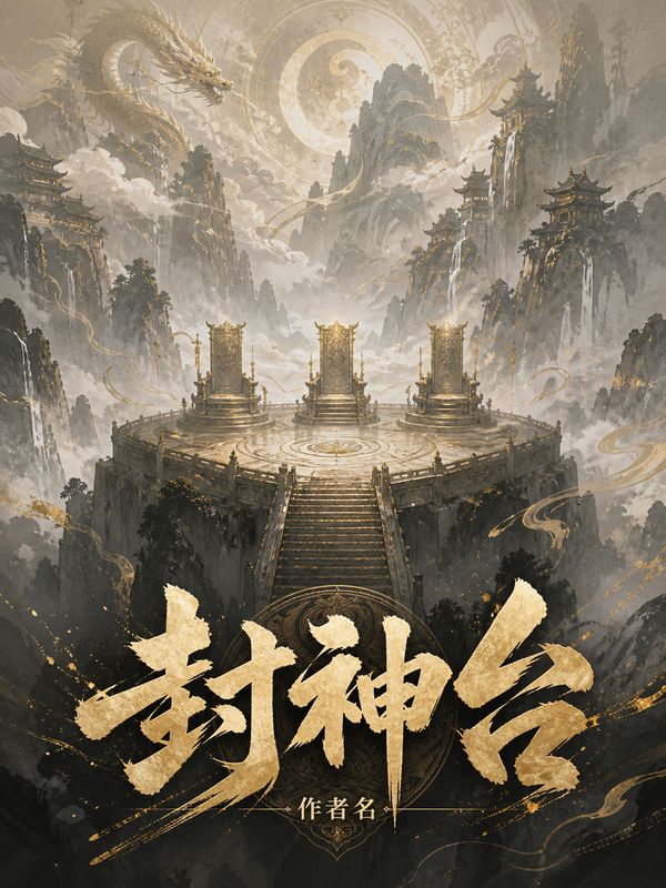 玄幻小说封面模板:封神台