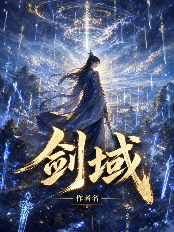 玄幻小说封面模板:剑域