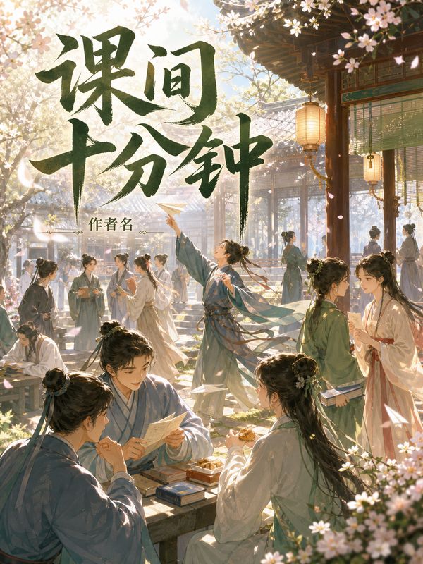校园小说封面模板：课间十分钟