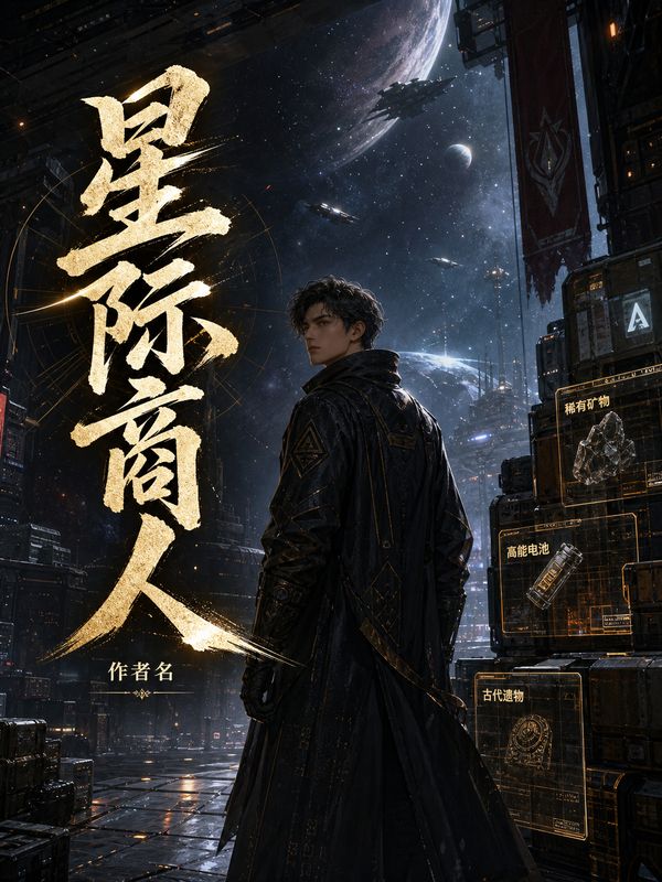 星际小说封面模板:星际商人