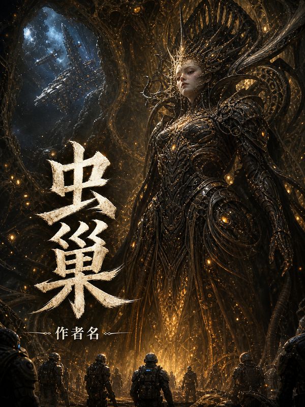 星际小说封面模板:虫巢