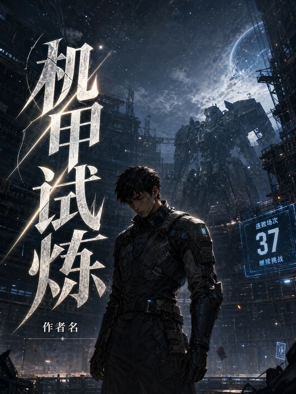 星际小说封面模板:机甲试炼
