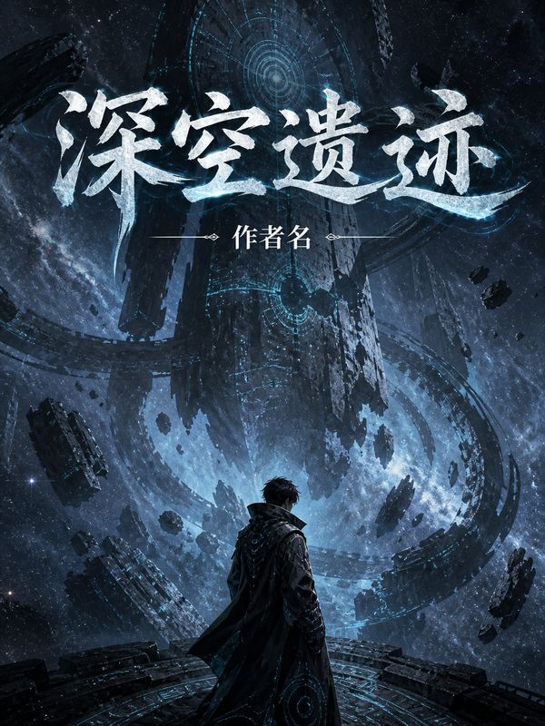 星际小说封面模板:深空遗迹