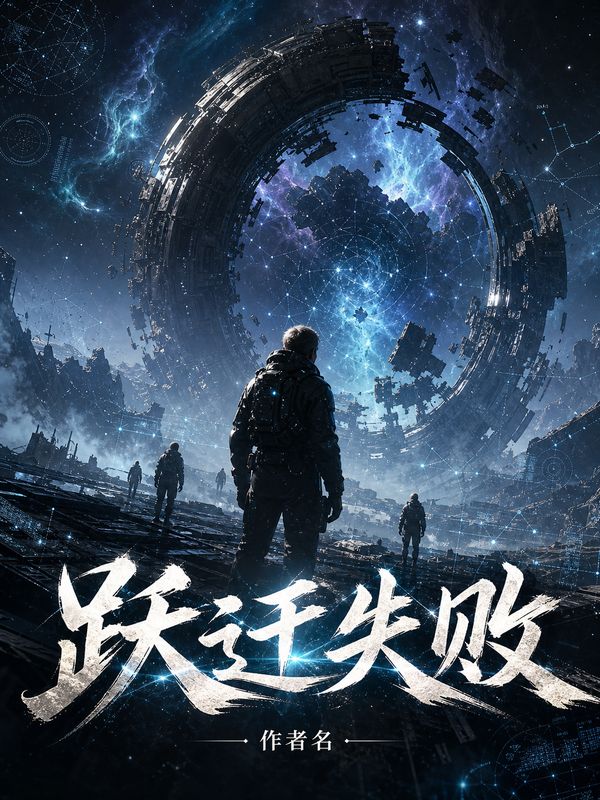 星际小说封面模板:跃迁失败