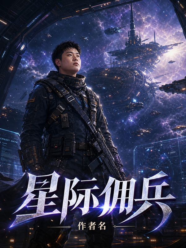 星际小说封面模板:星际佣兵