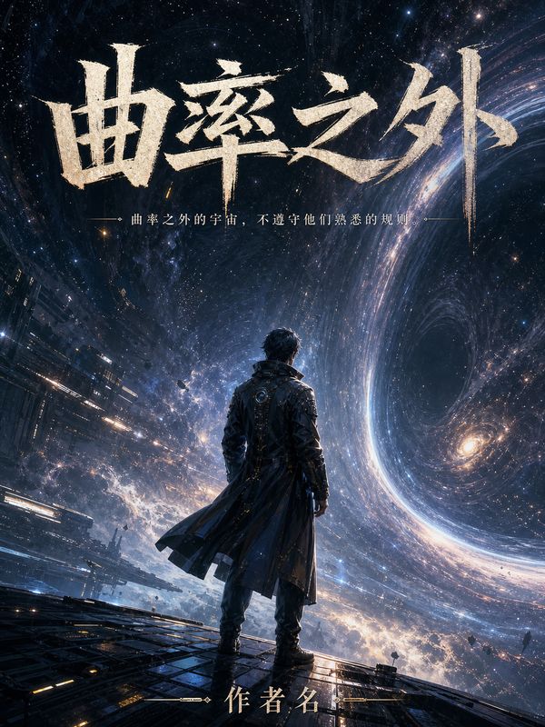 星际小说封面模板:曲率之外