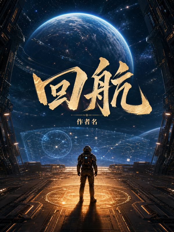 星际小说封面模板:回航