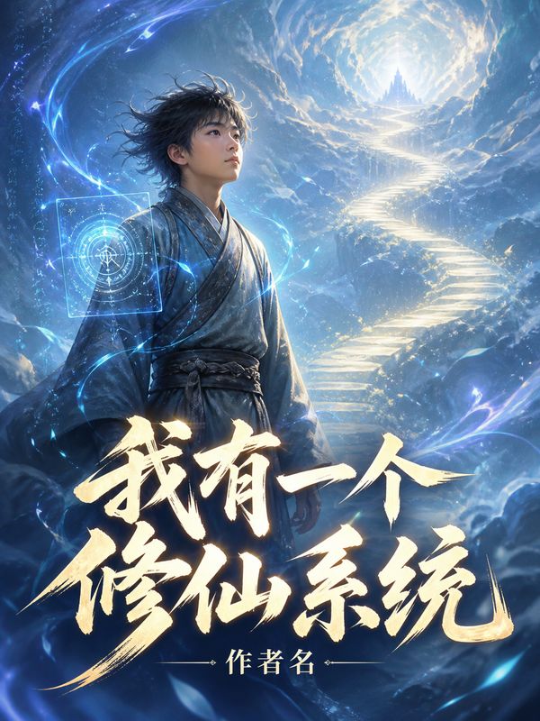 仙侠小说封面模板:我有一个修仙系统