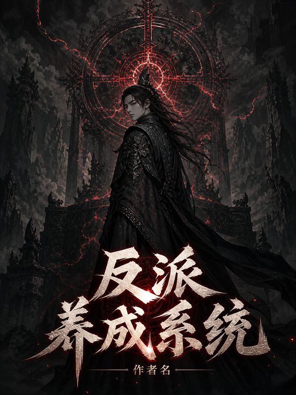 玄幻小说封面模板:反派养成系统