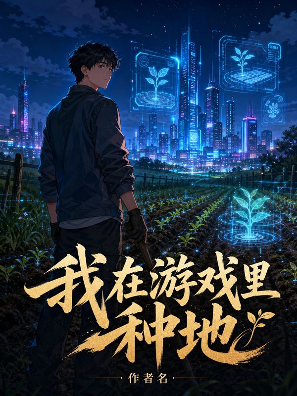 都市小说封面模板:我在游戏里种地