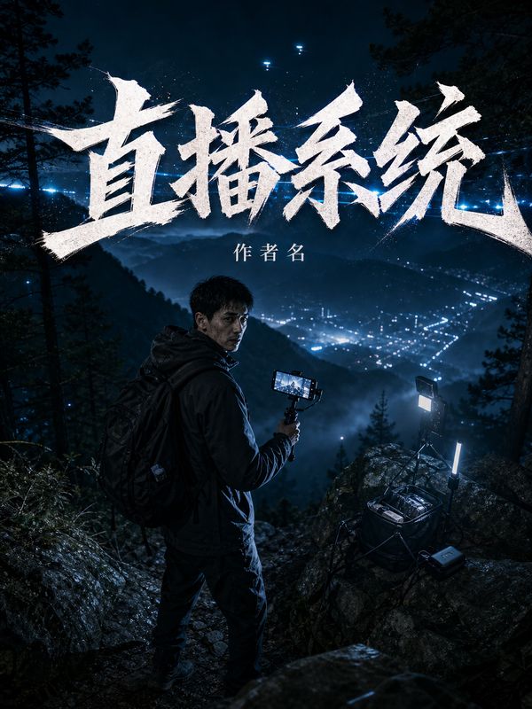 都市小说封面模板:直播系统