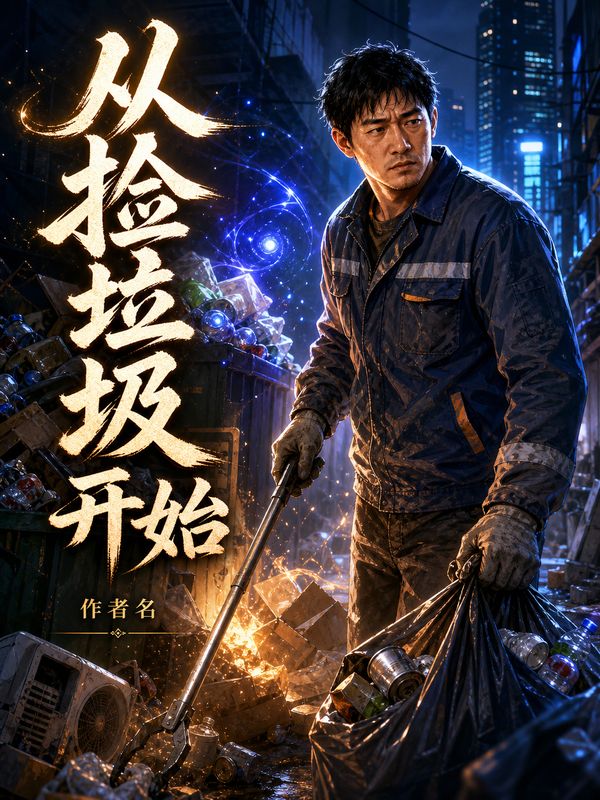 玄幻小说封面模板:从捡垃圾开始