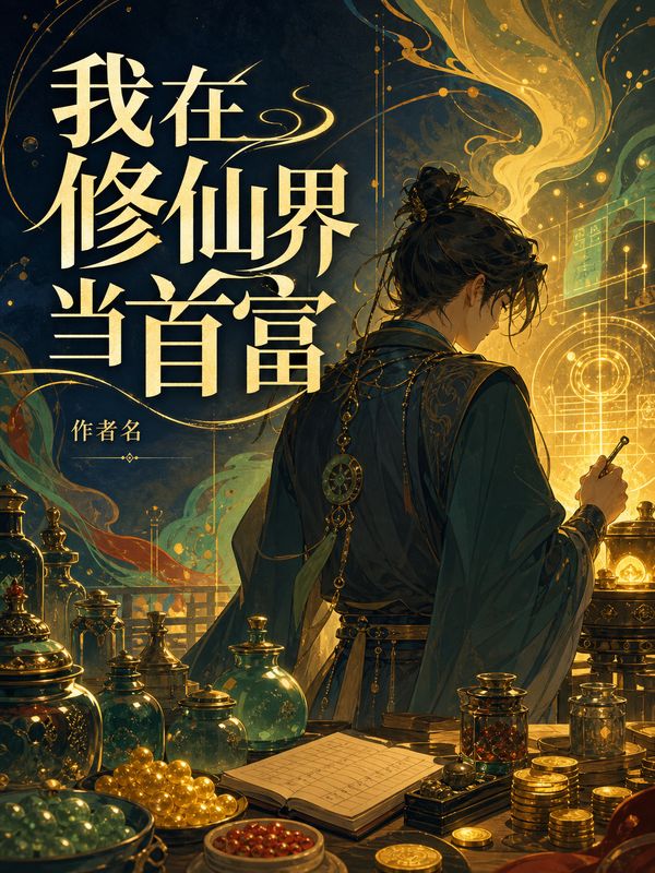 仙侠小说封面模板:我在修仙界当首富