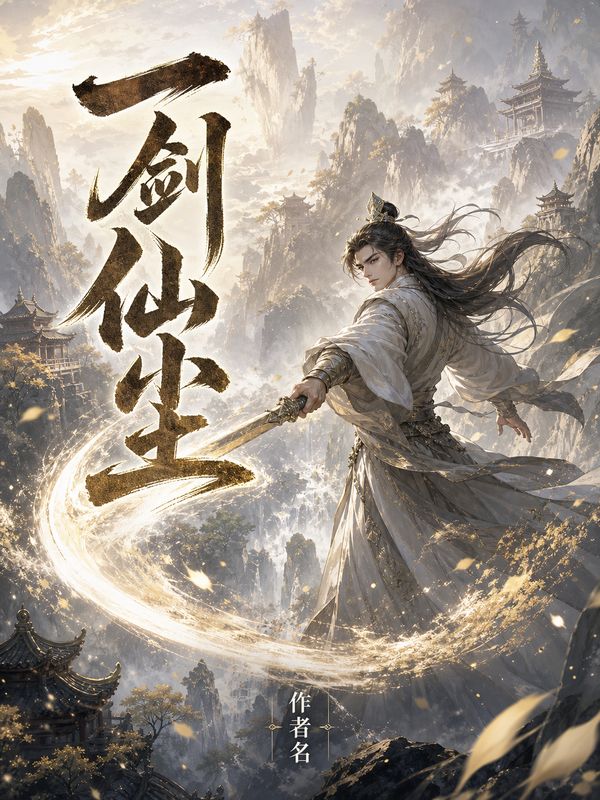仙侠小说封面模板:一剑仙尘