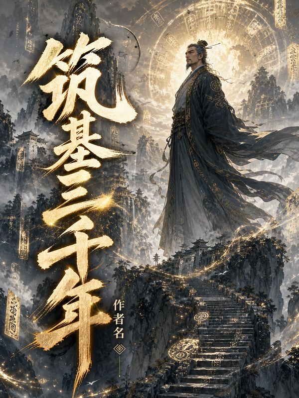 仙侠小说封面模板:筑基三千年