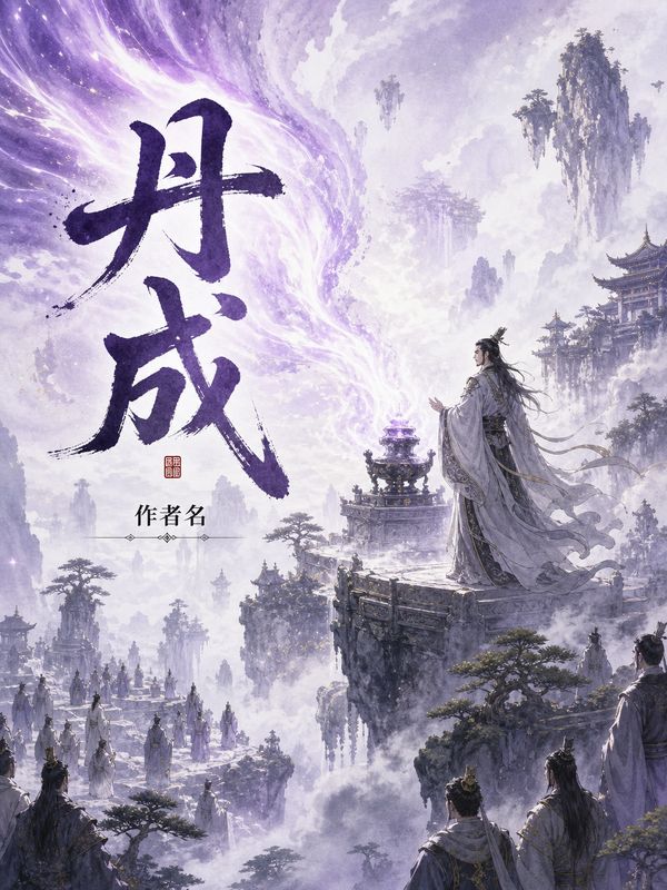 仙侠小说封面模板:丹成