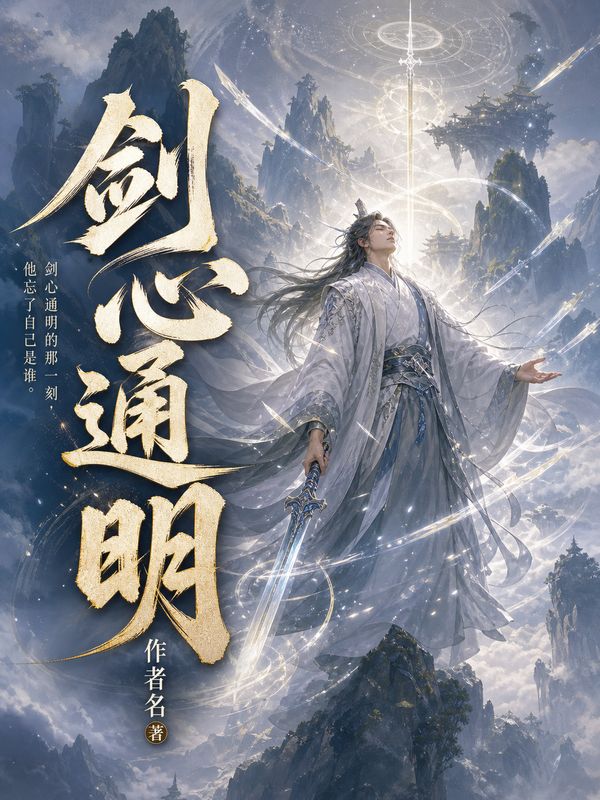 仙侠小说封面模板:剑心通明