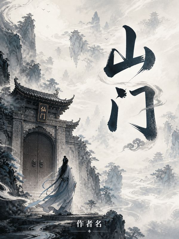 仙侠小说封面模板:山门