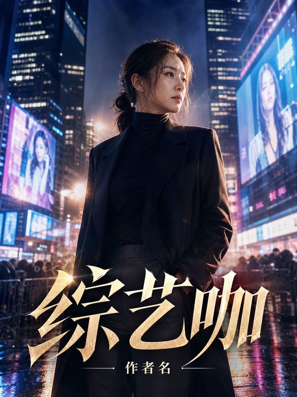 娱乐圈小说封面模板:综艺咖