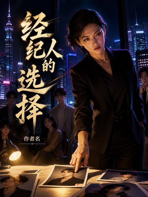 娱乐圈小说封面模板:经纪人的选择