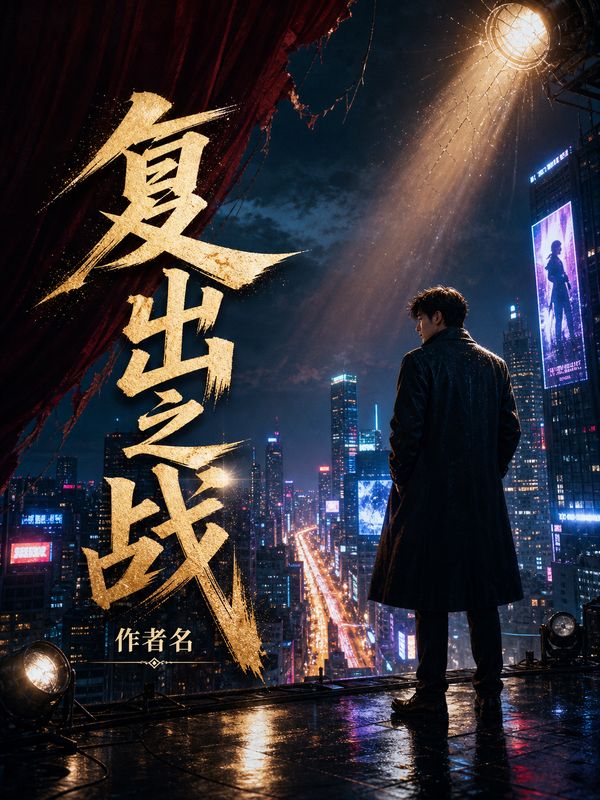 娱乐圈小说封面模板:复出之战