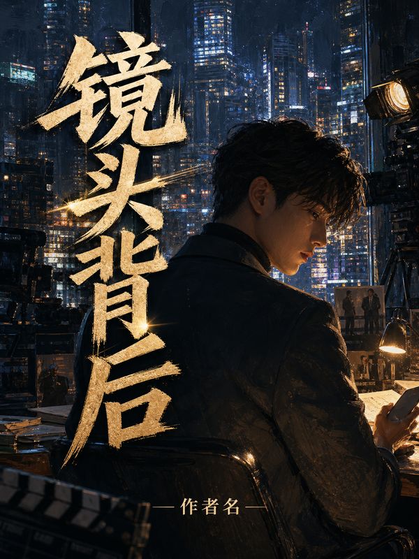 娱乐圈小说封面模板:镜头背后