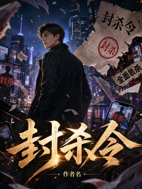 娱乐圈小说封面模板:封杀令