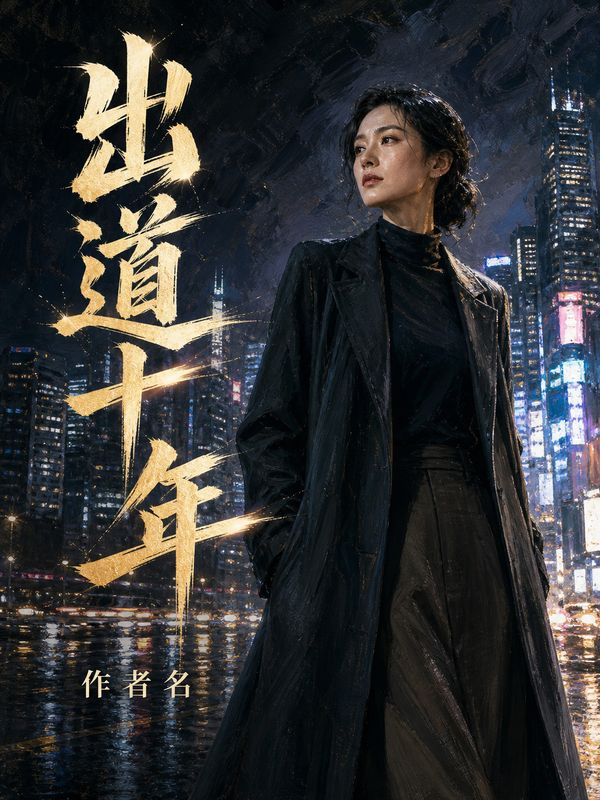 娱乐圈小说封面模板:出道十年