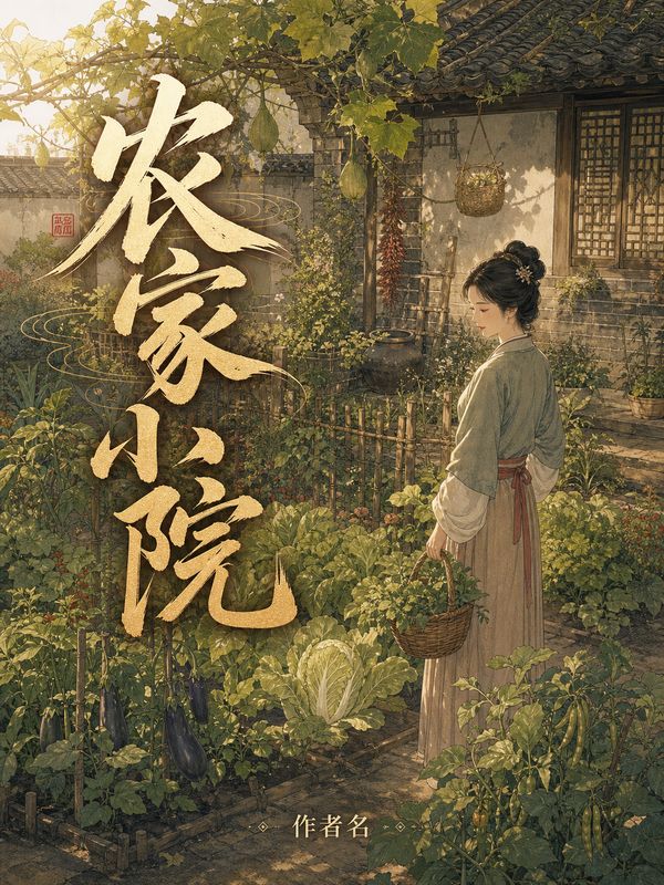 种田小说封面模板:农家小院