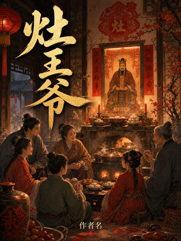 种田小说封面模板:灶王爷